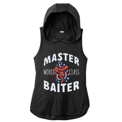 Master World Class Baiter Fishing Reel Fish Ladies PosiCharge Tri-Blend Wicking Draft Hoodie Tank