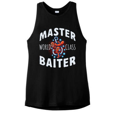 Master World Class Baiter Fishing Reel Fish Ladies PosiCharge Tri-Blend Wicking Tank