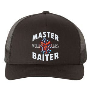 Master World Class Baiter Fishing Reel Fish Yupoong Adult 5-Panel Trucker Hat