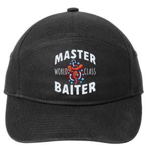 Master World Class Baiter Fishing Reel Fish 7-Panel Snapback Hat