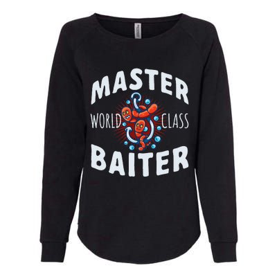 Master World Class Baiter Fishing Reel Fish Womens California Wash Sweatshirt