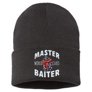 Master World Class Baiter Fishing Reel Fish Sustainable Knit Beanie