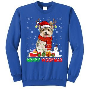 Merry Woofmas Christmas Yorkshire Terrier Dog Xmas Santa Cute Gift Sweatshirt