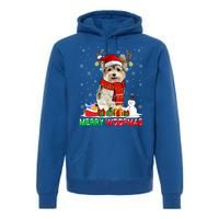 Merry Woofmas Christmas Yorkshire Terrier Dog Xmas Santa Cute Gift Premium Hoodie