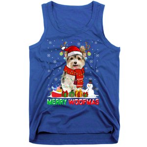 Merry Woofmas Christmas Yorkshire Terrier Dog Xmas Santa Cute Gift Tank Top