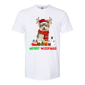 Merry Woofmas Christmas Yorkshire Terrier Dog Xmas Santa Cute Gift Softstyle CVC T-Shirt