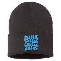 Mike Who Cheese Hairy Funny Dirty Humor Jokes Sustainable Knit Beanie