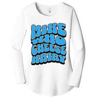 Mike Who Cheese Hairy Funny Dirty Humor Jokes Women's Perfect Tri Tunic Long Sleeve Shirt