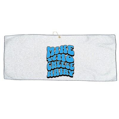 Mike Who Cheese Hairy Funny Dirty Humor Jokes Large Microfiber Waffle Golf Towel