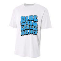 Mike Who Cheese Hairy Funny Dirty Humor Jokes Youth Performance Sprint T-Shirt