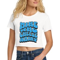 Mike Who Cheese Hairy Funny Dirty Humor Jokes Crop Top