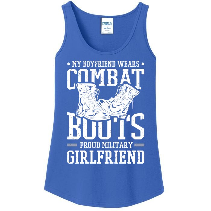 Military Wears Combat Boots Proud Army Friend Gift Ladies Essential Tank