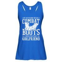 Military Wears Combat Boots Proud Army Friend Gift Ladies Essential Flowy Tank