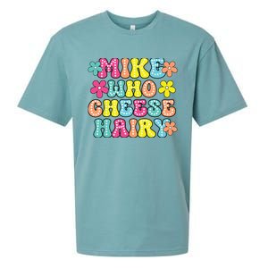 Mike Who Cheese Hairy Funny Aduls Saying Sueded Cloud Jersey T-Shirt