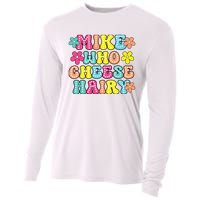 Mike Who Cheese Hairy Funny Aduls Saying Cooling Performance Long Sleeve Crew