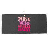 Mike Who Cheese Hairy funny meme  Large Microfiber Waffle Golf Towel