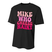Mike Who Cheese Hairy funny meme  Youth Performance Sprint T-Shirt