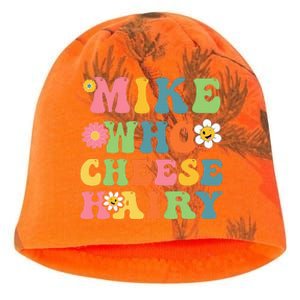 Mike Who Cheese Hairy Funny Adult Word Play Humor Harry Kati - Camo Knit Beanie