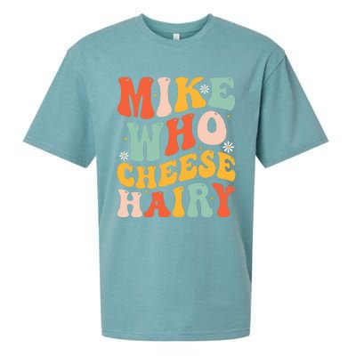 Mike Who Cheese Hairy Funny Adult Meme Social Media Joke Sueded Cloud Jersey T-Shirt