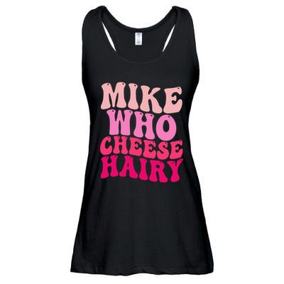 Mike Who Cheese Hairy Funny Meme Sarcastic Social Media Joke Ladies Essential Flowy Tank