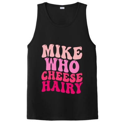 Mike Who Cheese Hairy Funny Meme Sarcastic Social Media Joke PosiCharge Competitor Tank