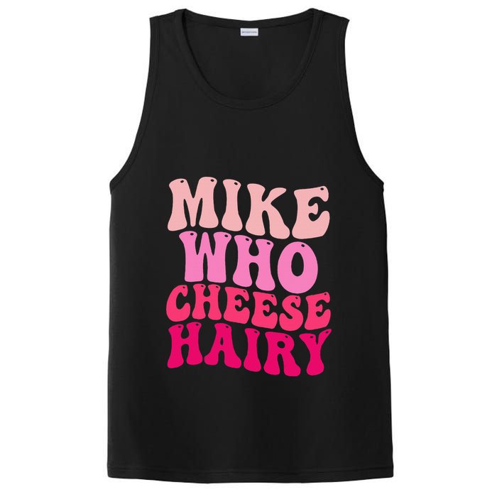 Mike Who Cheese Hairy Funny Meme Sarcastic Social Media Joke PosiCharge Competitor Tank