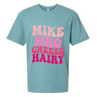 Mike Who Cheese Hairy Funny Meme Sarcastic Social Media Joke Sueded Cloud Jersey T-Shirt