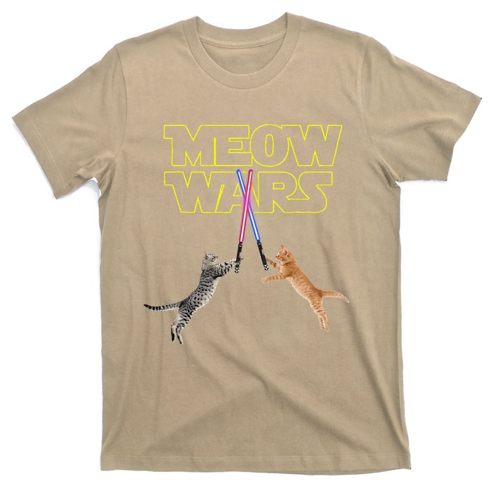 Meow Wars Cat Funny Gifts For Cats Loverss Gift T-Shirt