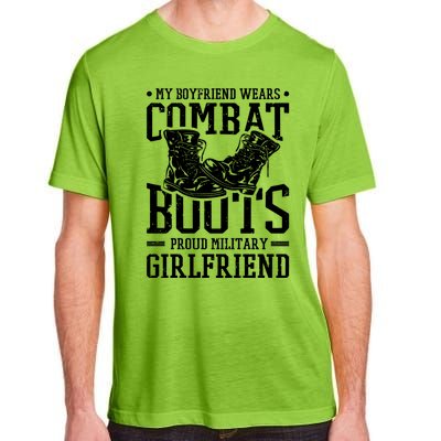 Military Wears Combat Boots Proud Army Friend Gift Adult ChromaSoft Performance T-Shirt