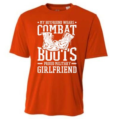 Military Wears Combat Boots Proud Army Friend Gift Cooling Performance Crew T-Shirt