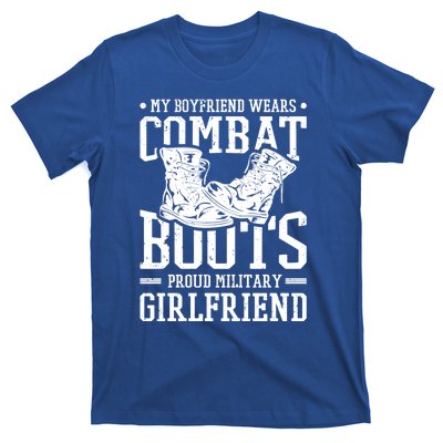 Military Wears Combat Boots Proud Army Friend Gift T-Shirt