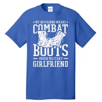 Military Wears Combat Boots Proud Army Friend Gift Tall T-Shirt