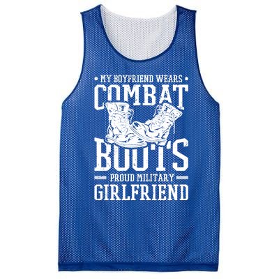 Military Wears Combat Boots Proud Army Friend Gift Mesh Reversible Basketball Jersey Tank