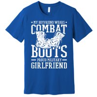 Military Wears Combat Boots Proud Army Friend Gift Premium T-Shirt