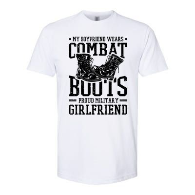 Military Wears Combat Boots Proud Army Friend Gift Softstyle CVC T-Shirt