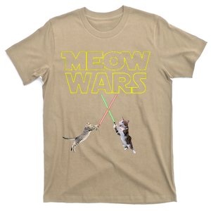 Meow Wars Cat Funny Gifts For Cats Loverss T-Shirt