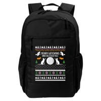 Merry Witchmas Cat Ugly Christmas Sweaters Gift Backpack