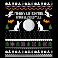Merry Witchmas Cat Ugly Christmas Sweaters Gift Sustainable Bucket Hat