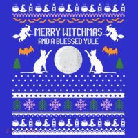 Merry Witchmas Cat Ugly Christmas Sweaters Gift Bag