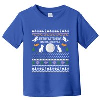 Merry Witchmas Cat Ugly Christmas Sweaters Gift Toddler T-Shirt