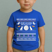 Merry Witchmas Cat Ugly Christmas Sweaters Gift Toddler T-Shirt
