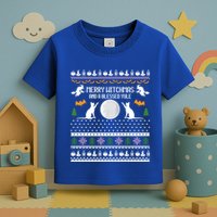 Merry Witchmas Cat Ugly Christmas Sweaters Gift Toddler T-Shirt