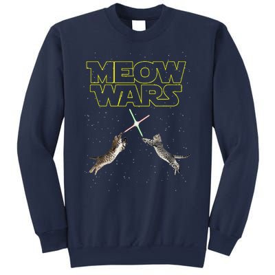 Meow Wars Cat Wars Funny Cat Cat Lover Sweatshirt