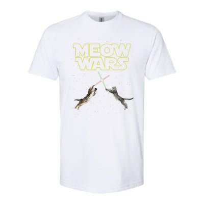 Meow Wars Cat Wars Funny Cat Cat Lover Softstyle CVC T-Shirt