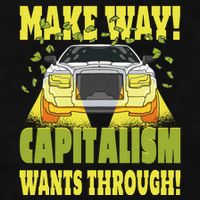 Make Way Capitalism Wants Through Ladies PosiCharge Tri-Blend Wicking Tank