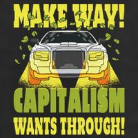 Make Way Capitalism Wants Through 7 Panel Mesh Trucker Snapback Hat