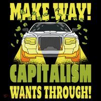 Make Way Capitalism Wants Through Daily Commute Backpack