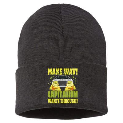 Make Way Capitalism Wants Through Sustainable Knit Beanie