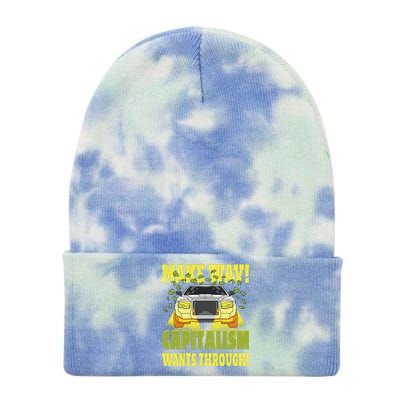 Make Way Capitalism Wants Through Tie Dye 12in Knit Beanie