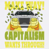 Make Way Capitalism Wants Through Garment-Dyed Sweatshirt